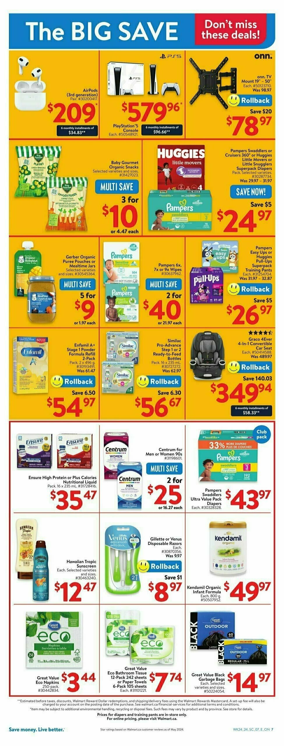 Walmart Flyer from July 4