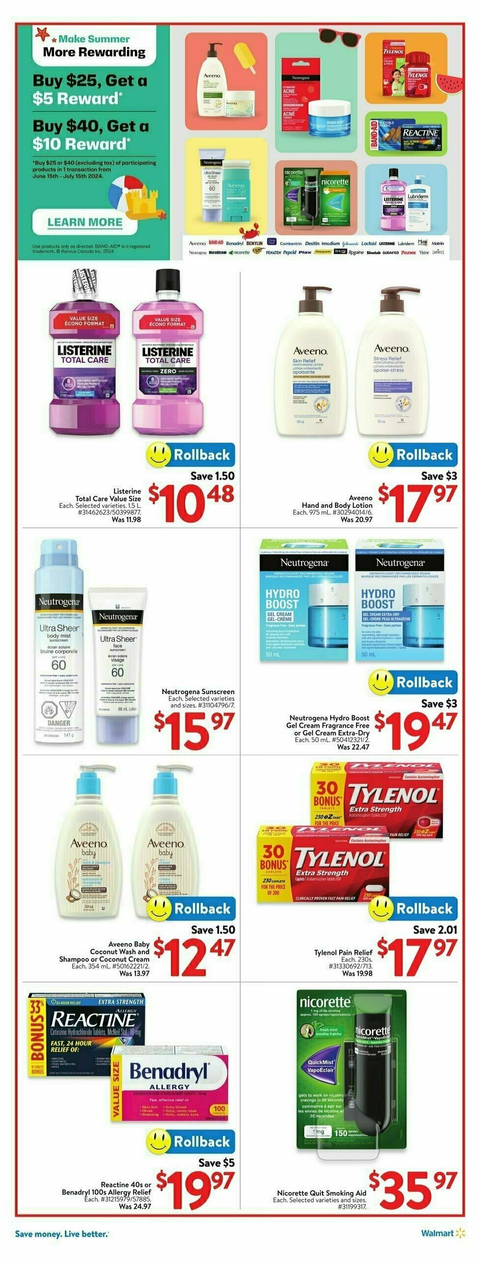 Walmart Flyer from July 4