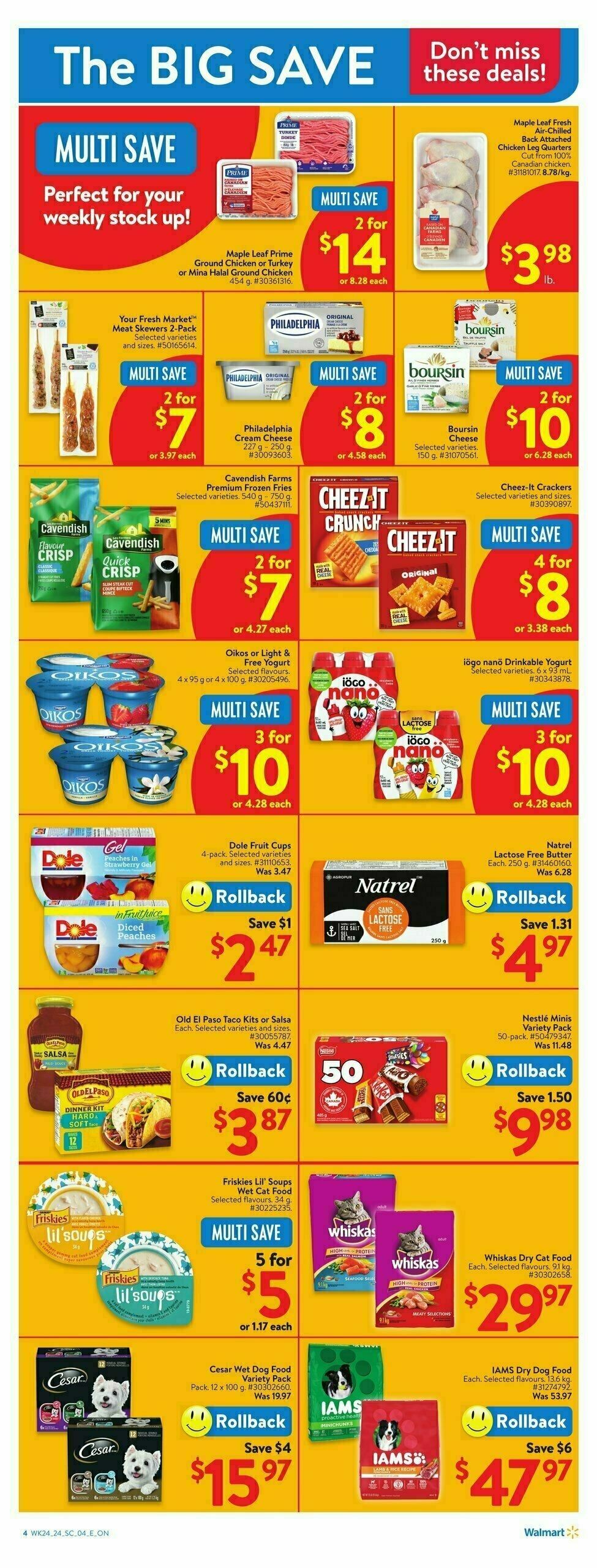 Walmart Flyer from July 4