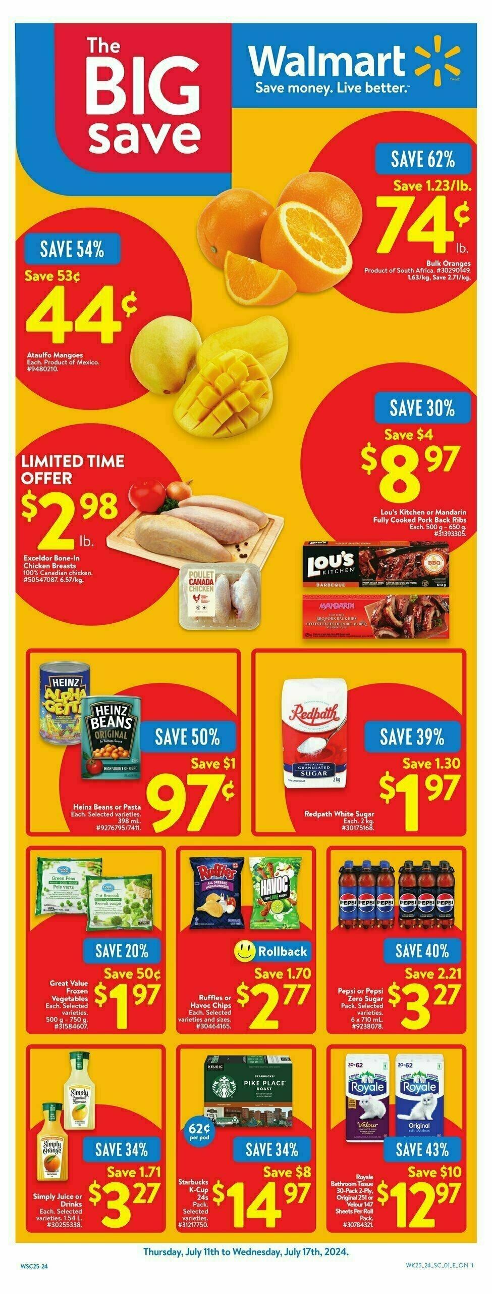 Walmart Flyer from July 11