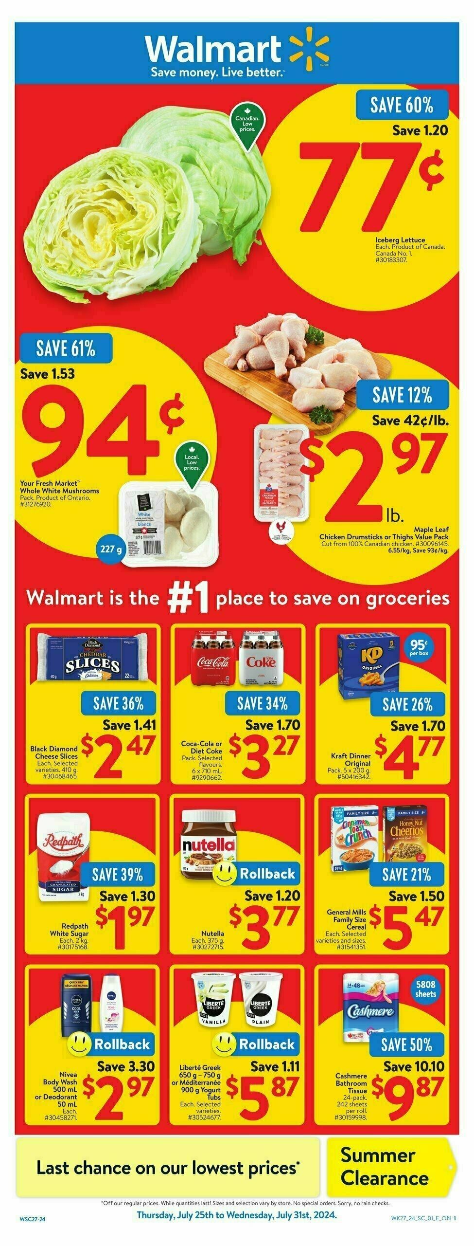 Walmart Flyer from July 25