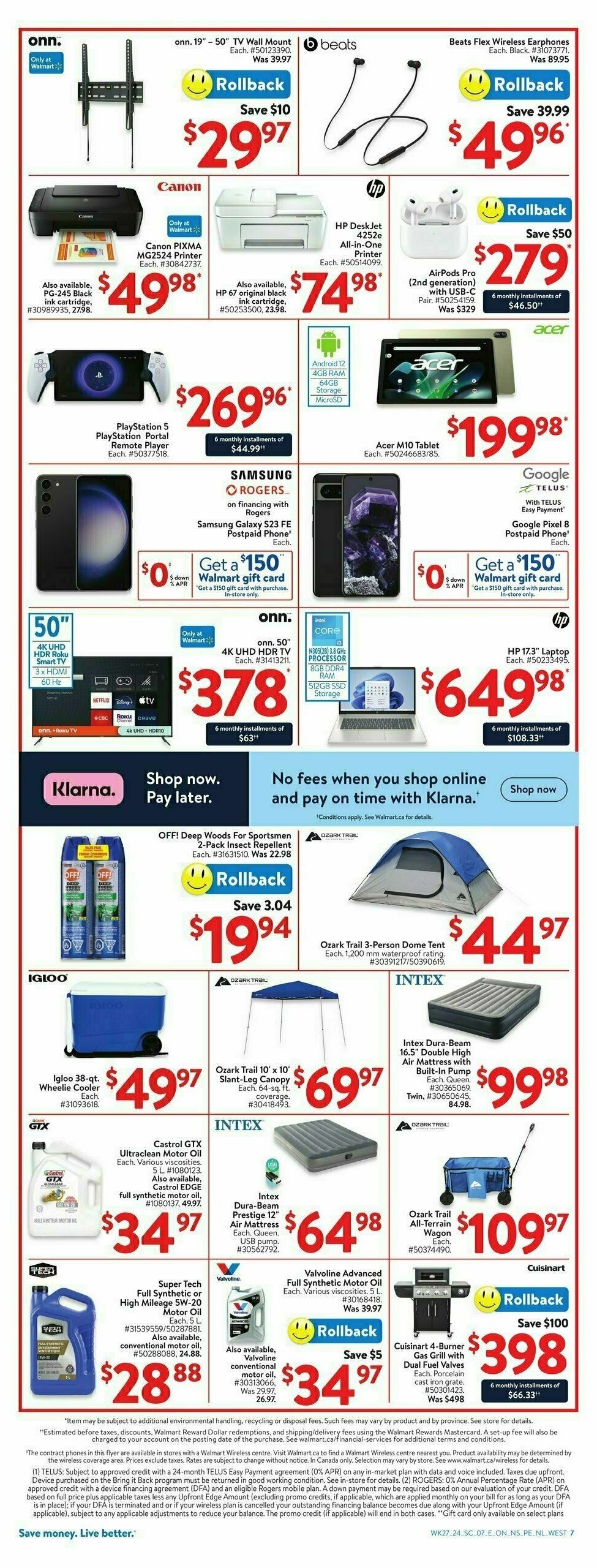 Walmart Flyer from July 25