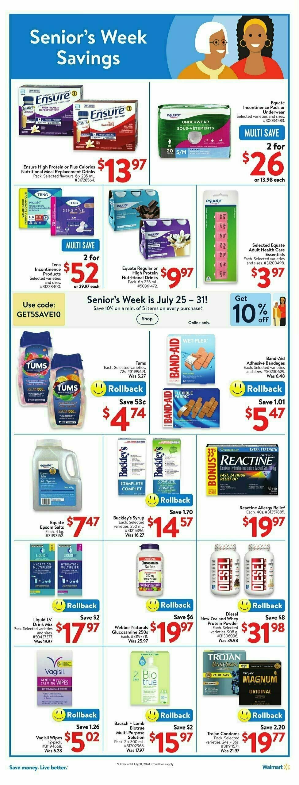 Walmart Flyer from July 25