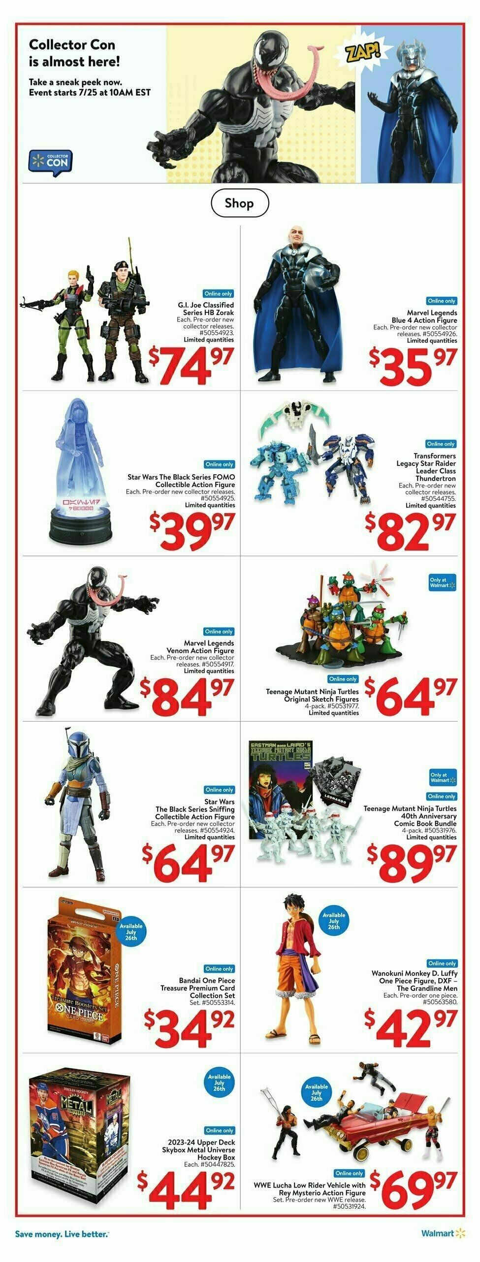 Walmart Flyer from July 25