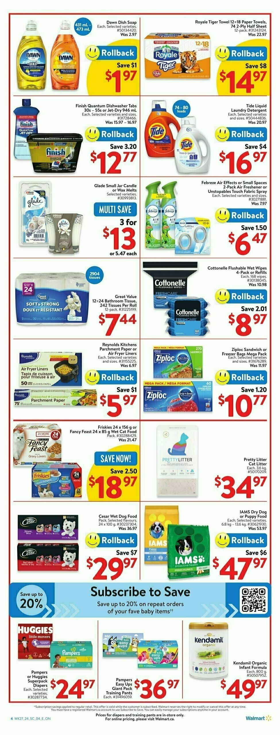 Walmart Flyer from July 25