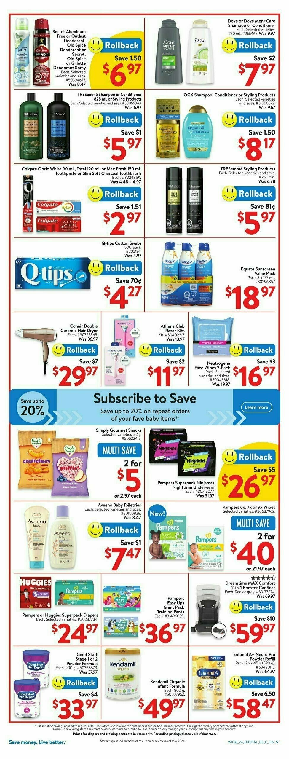 Walmart Flyer from August 1