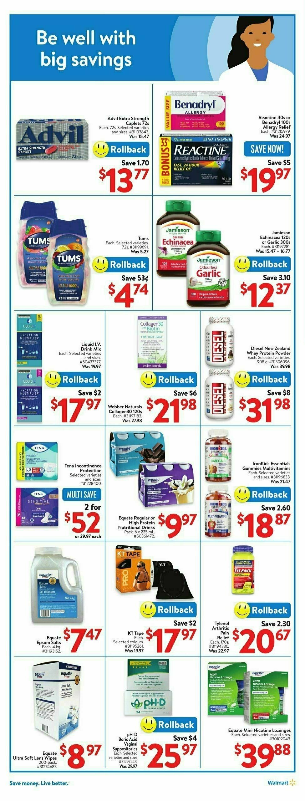 Walmart Flyer from August 1