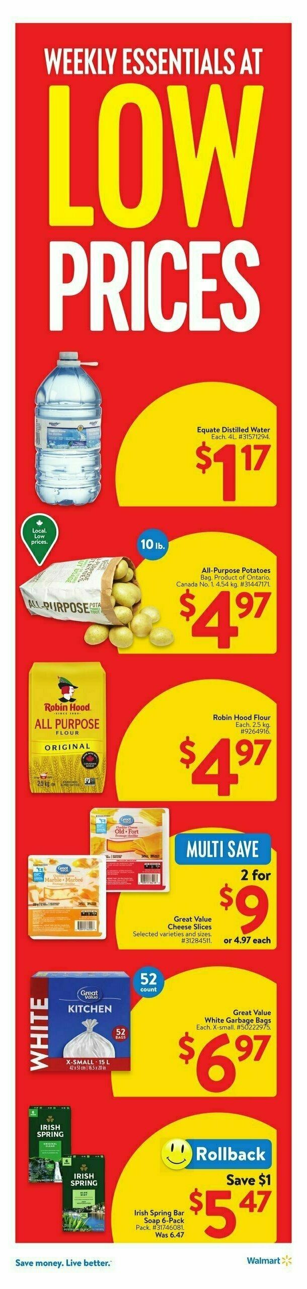 Walmart Flyer from August 1