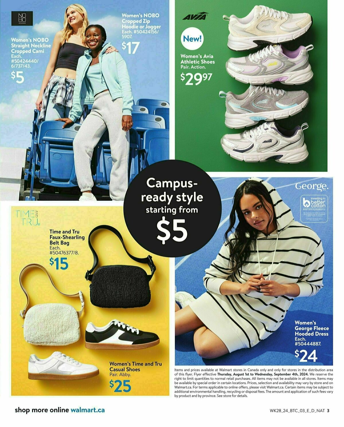 Walmart Back to Campus Flyer from August 1