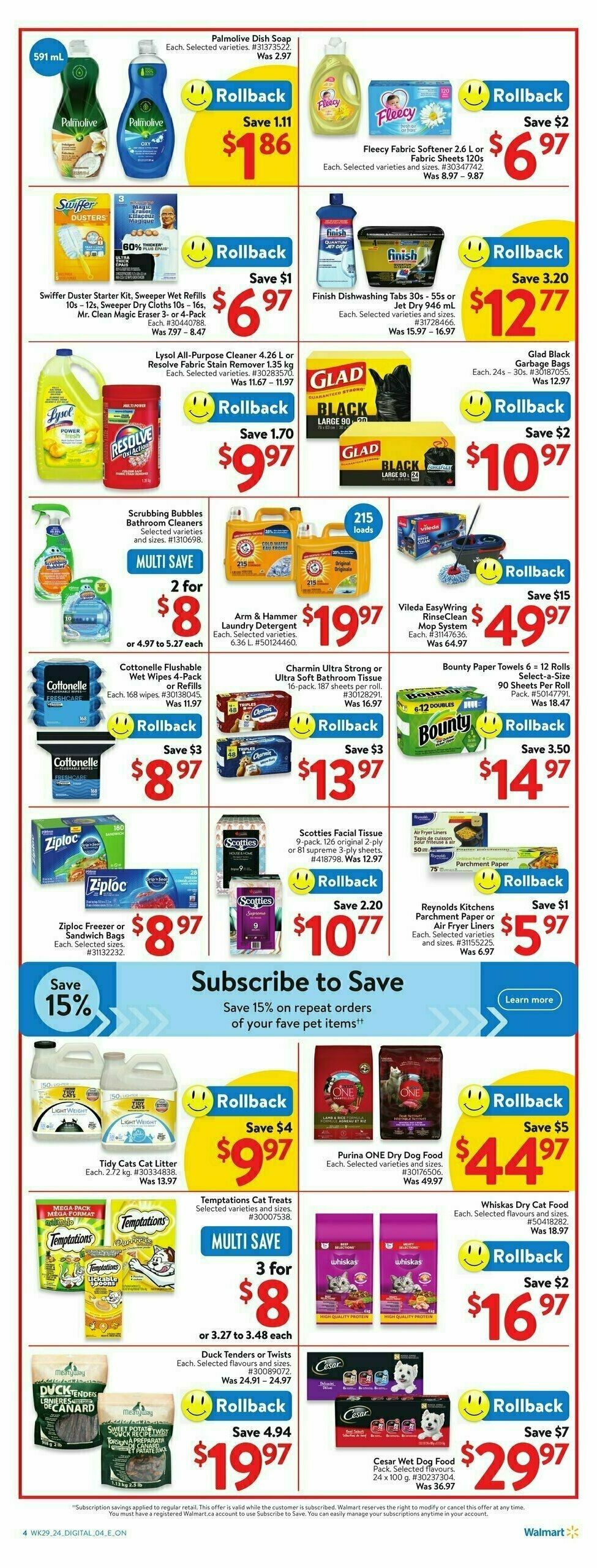 Walmart Flyer from August 8