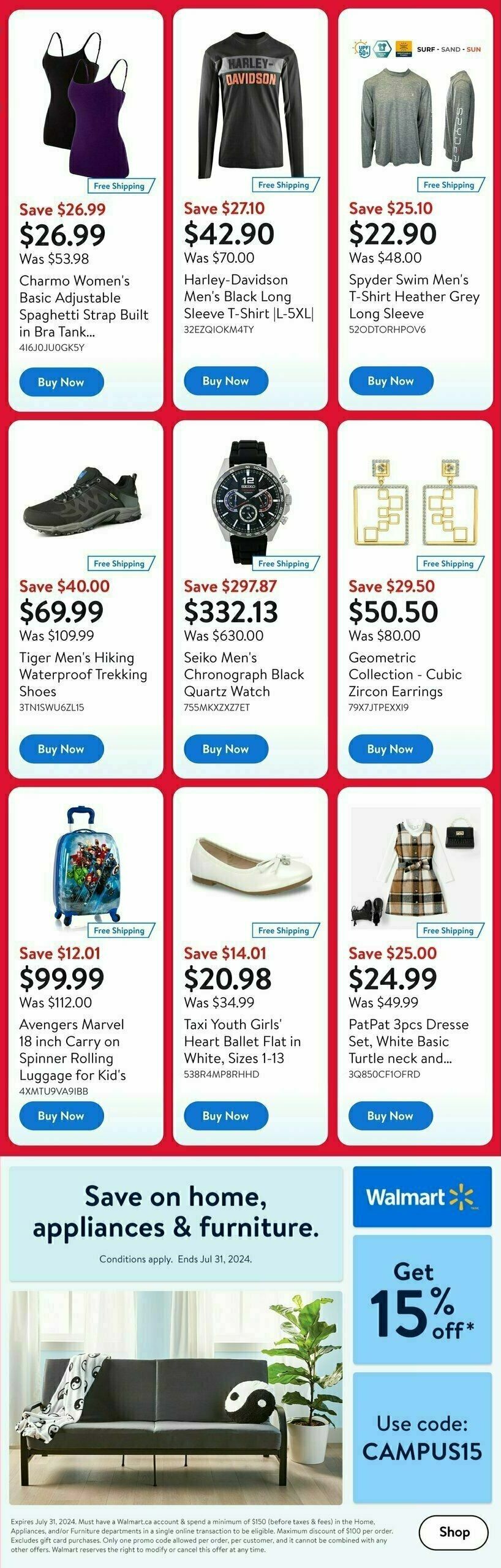 Walmart Deals Flyer Flyer from August 8