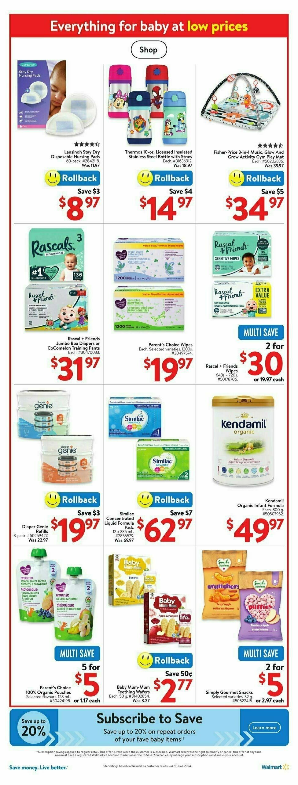 Walmart Flyer from August 15