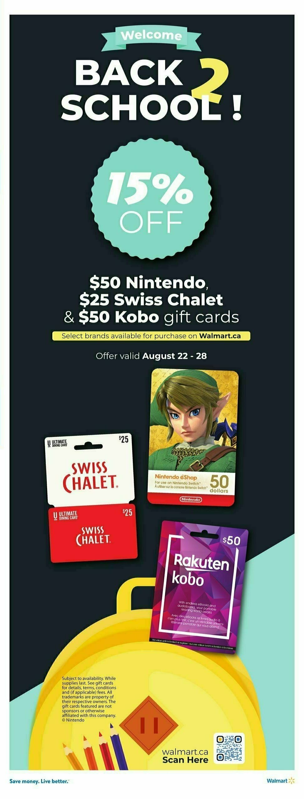 Walmart Flyer from August 15