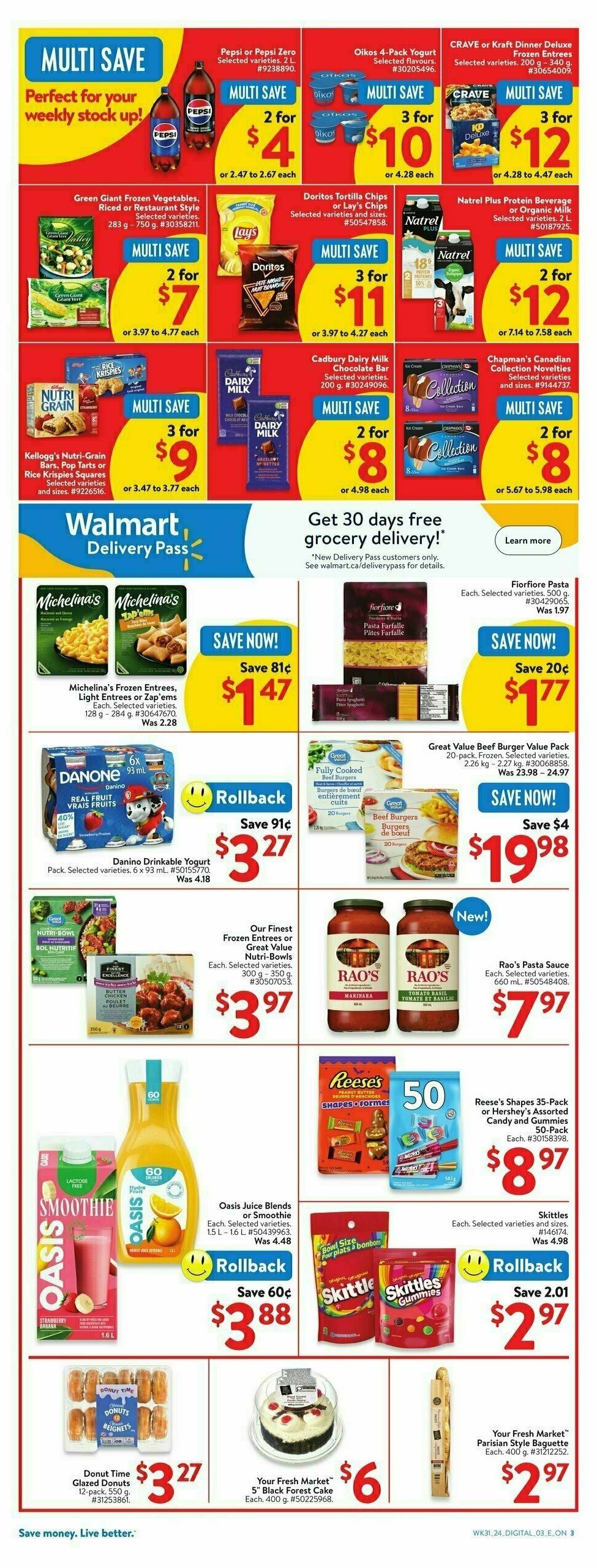 Walmart Flyer from August 22