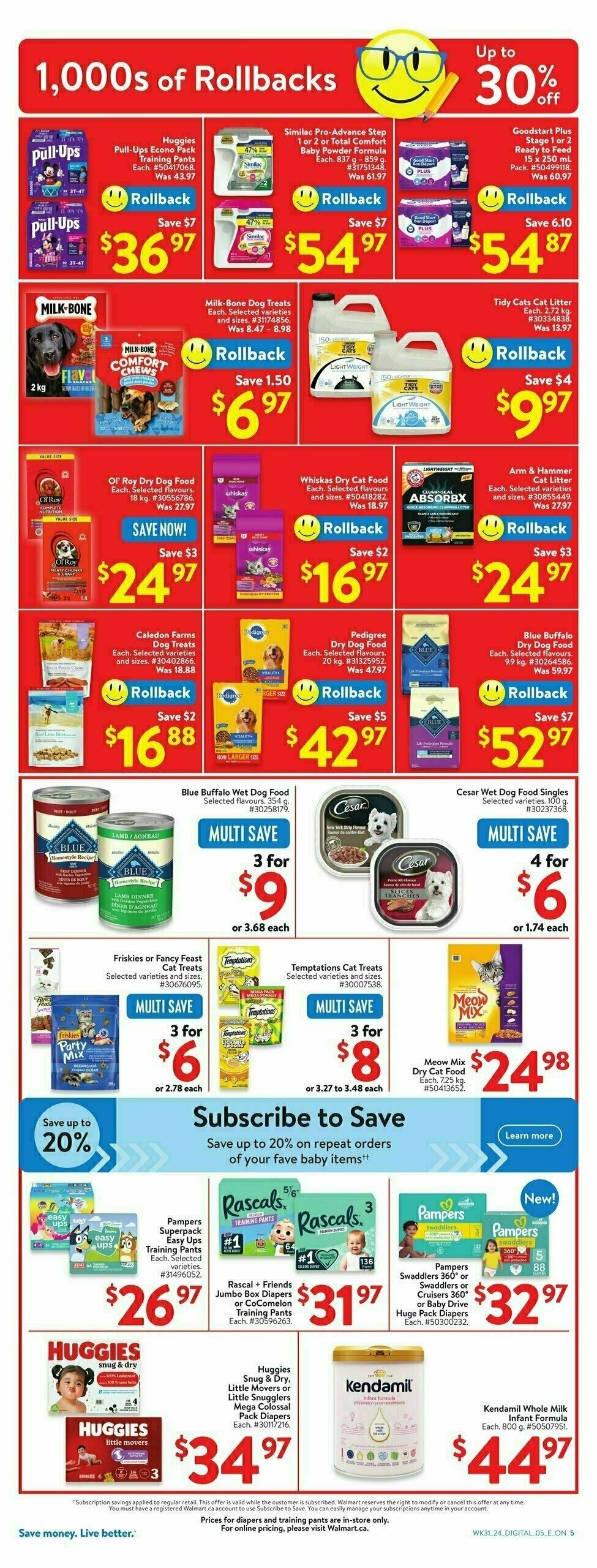 Walmart Flyer from August 22