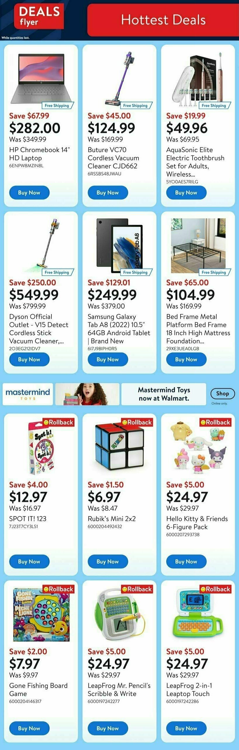 Walmart Deals Flyer Flyer from August 22