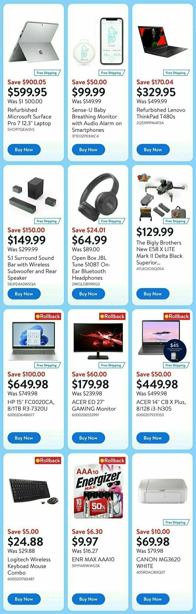 Walmart Deals Flyer Flyer from August 22