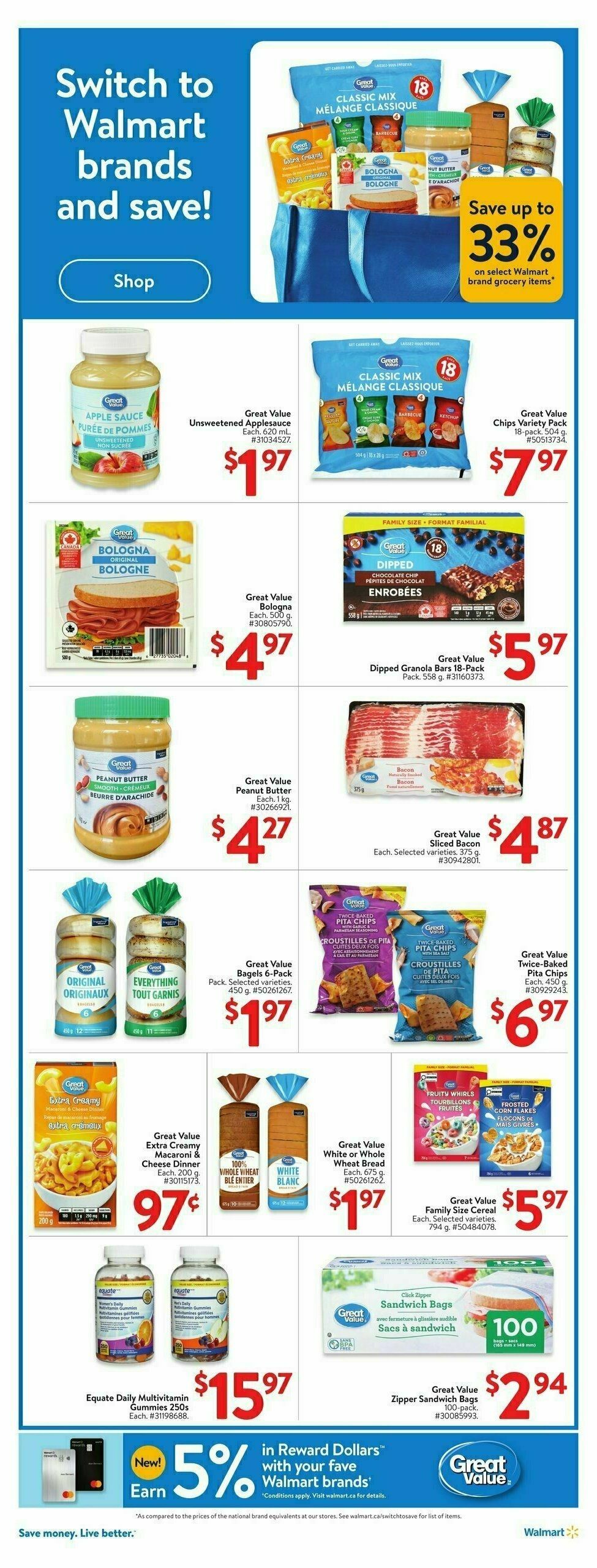 Walmart Flyer from August 29