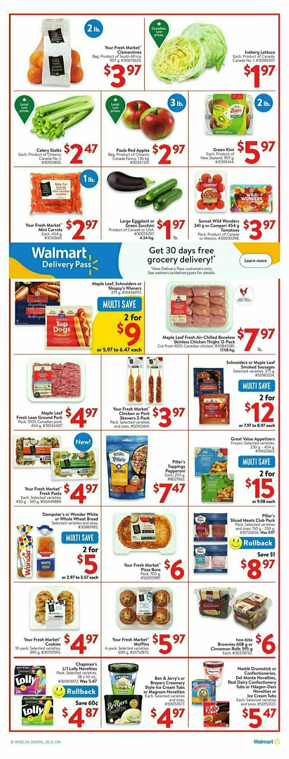 Walmart Flyer from August 29