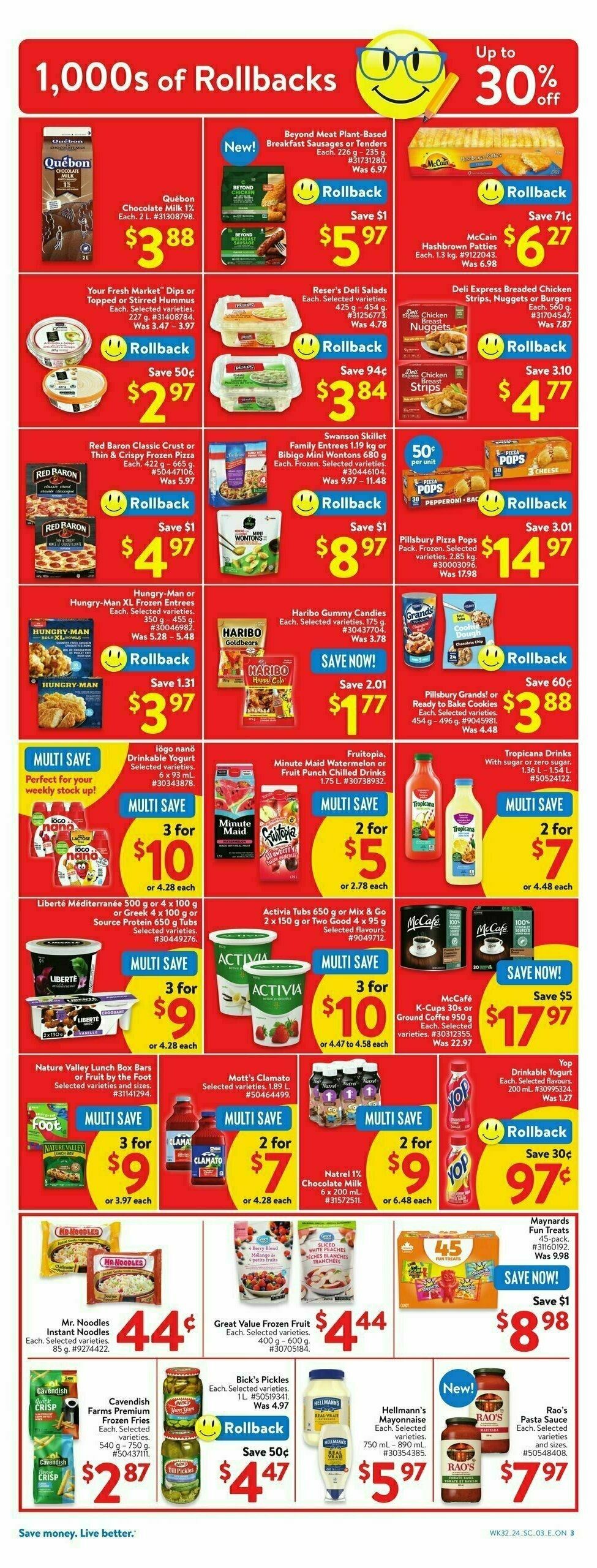 Walmart Flyer from August 29