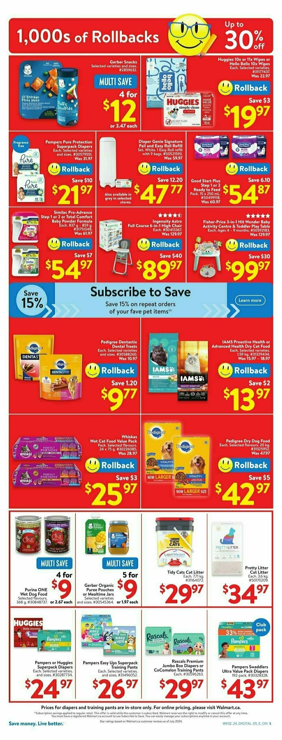 Walmart Flyer from August 29