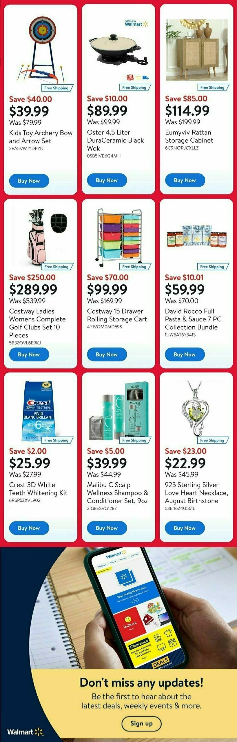 Walmart Deals Flyer Flyer from August 29