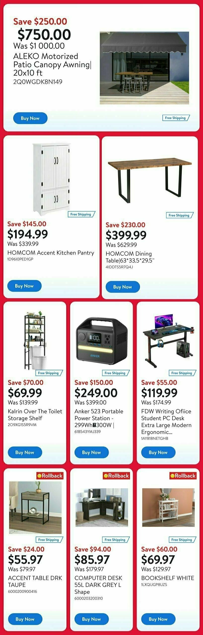 Walmart Deals Flyer Flyer from August 29