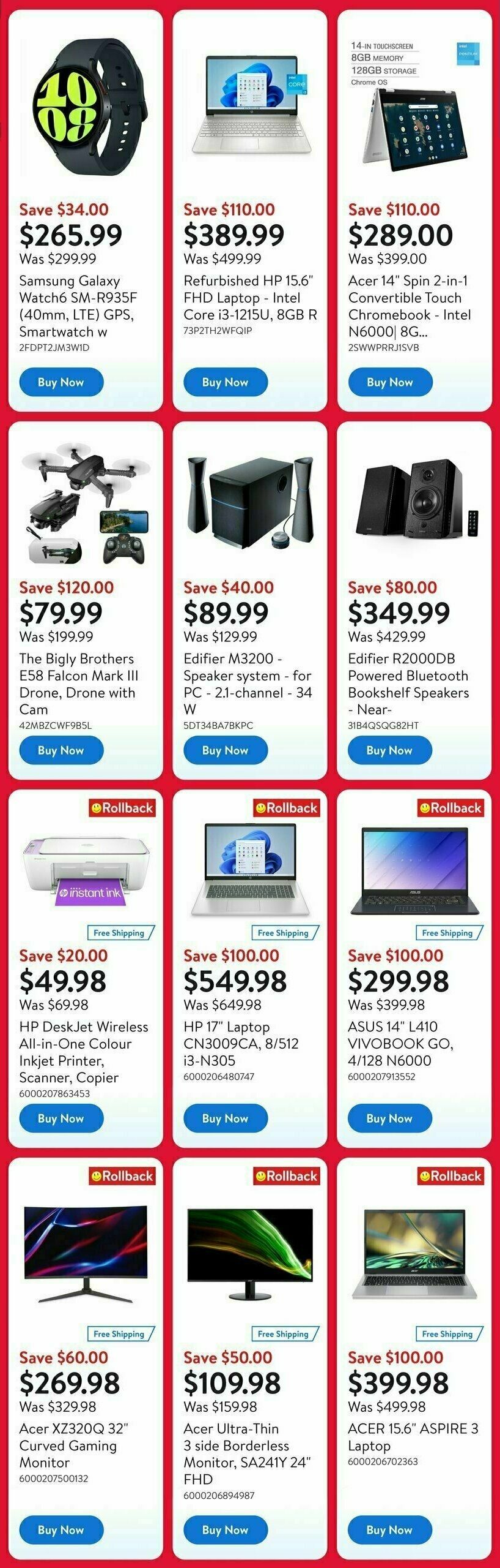 Walmart Deals Flyer Flyer from August 29