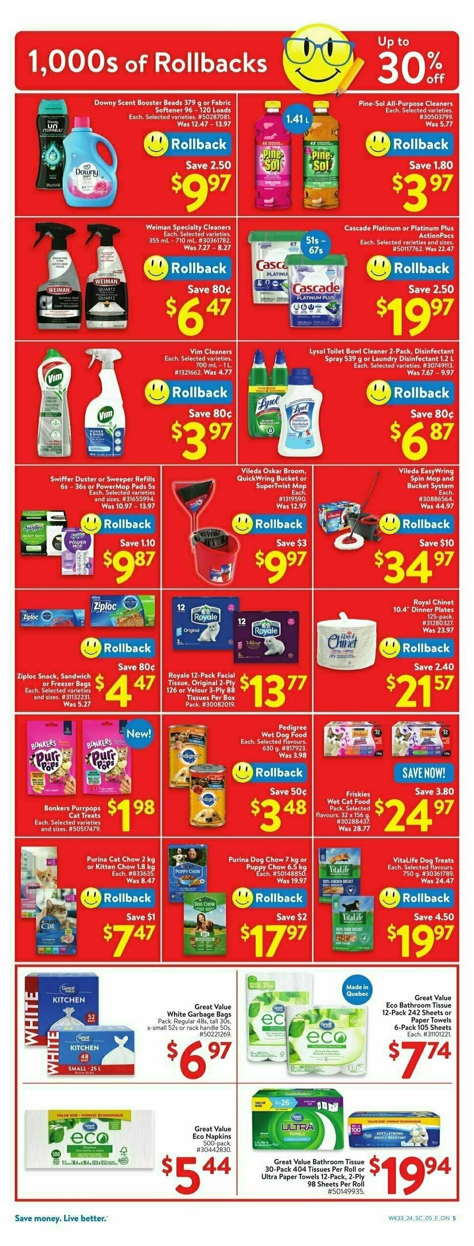 Walmart Flyer from September 5