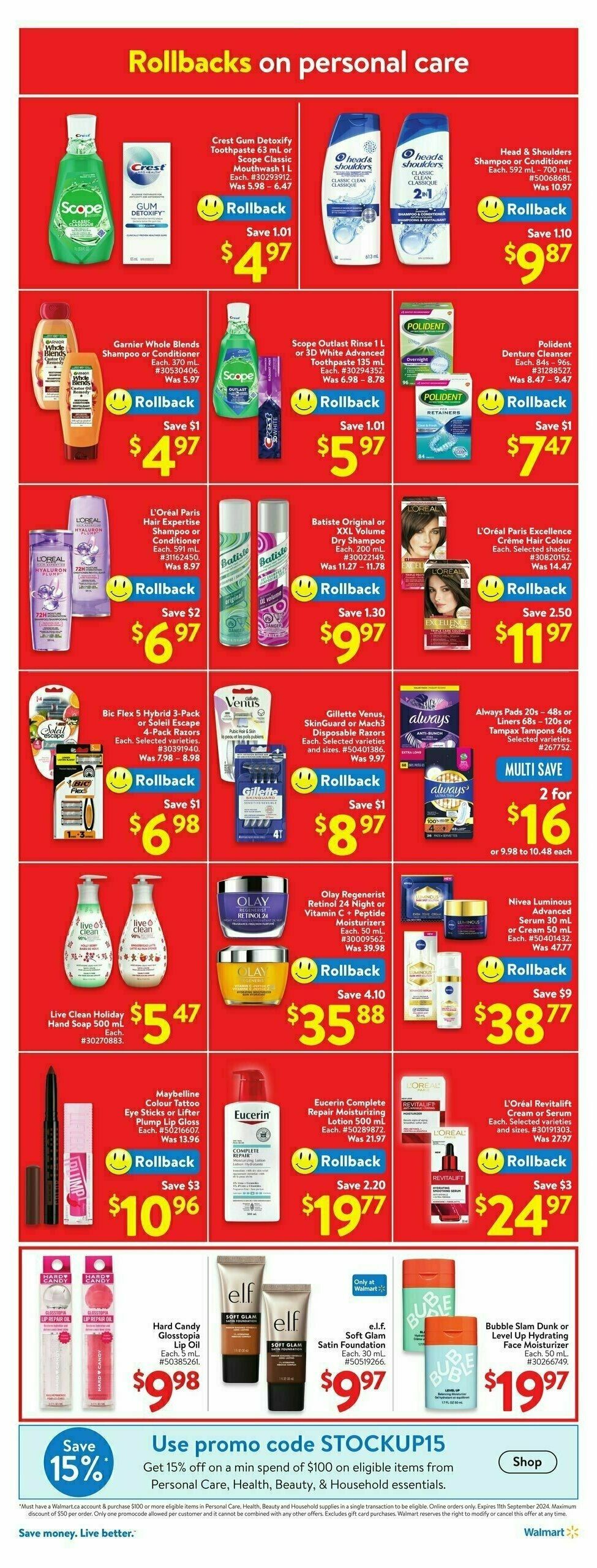 Walmart Flyer from September 5