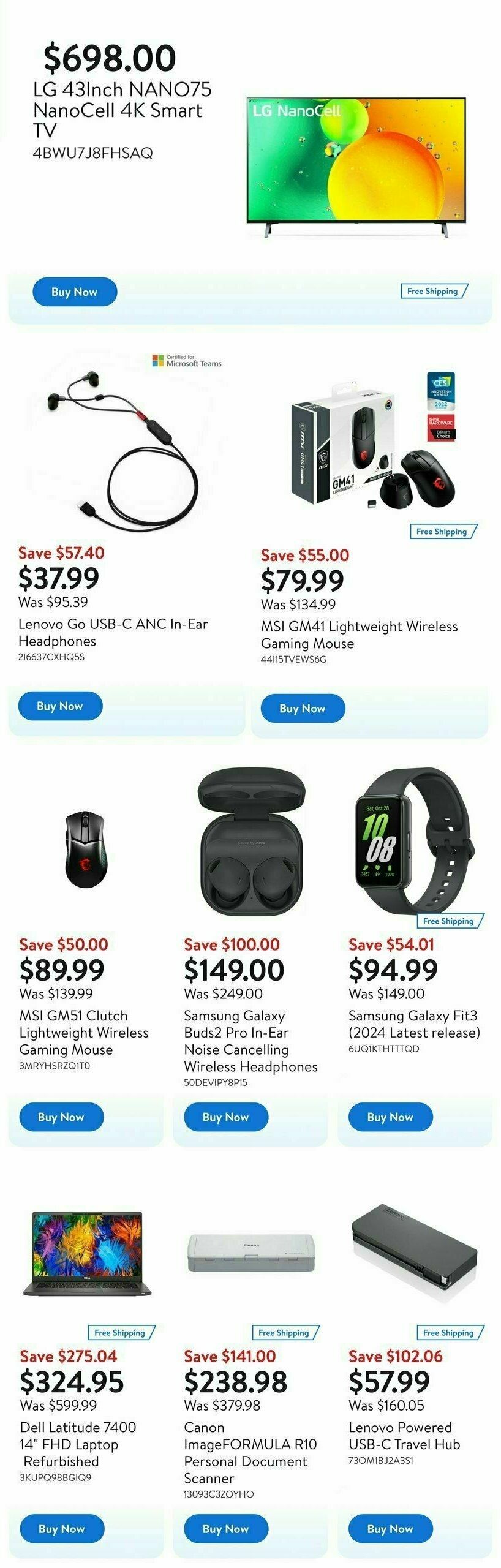 Walmart Deals for Days Flyer from September 5