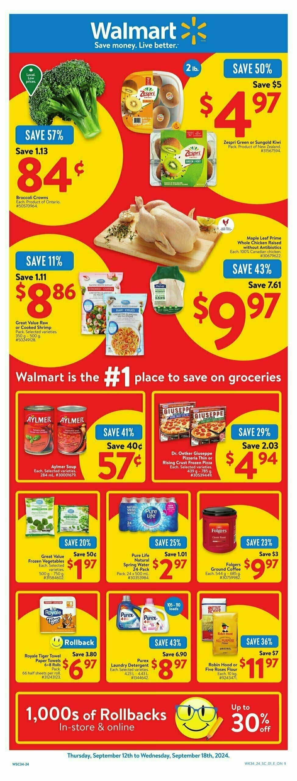 Walmart Flyer from September 12