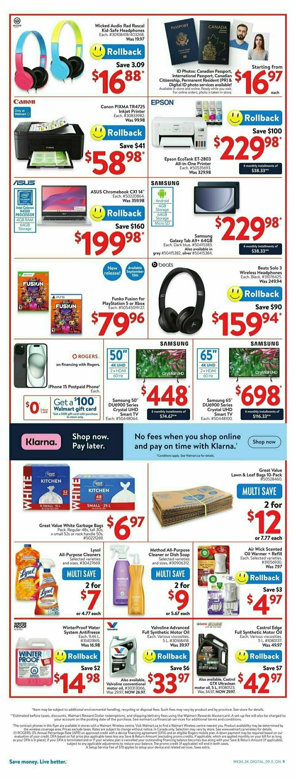 Walmart Flyer from September 12