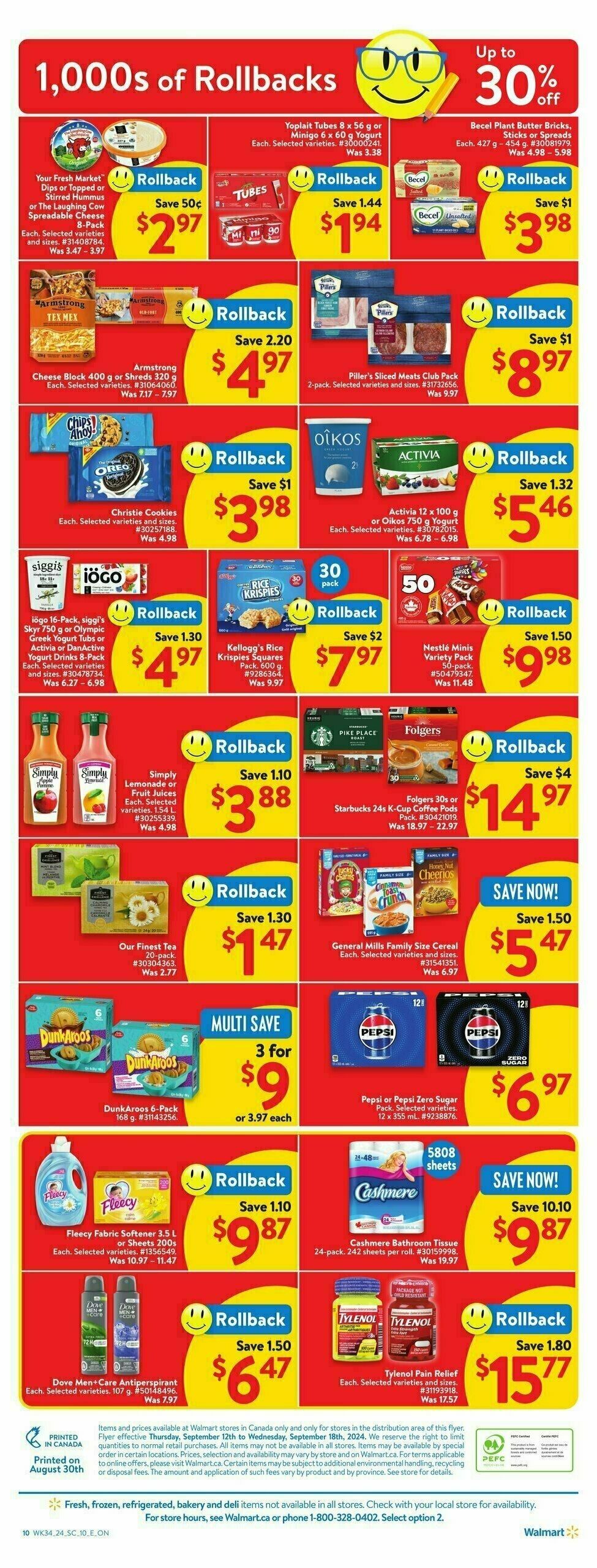 Walmart Flyer from September 12