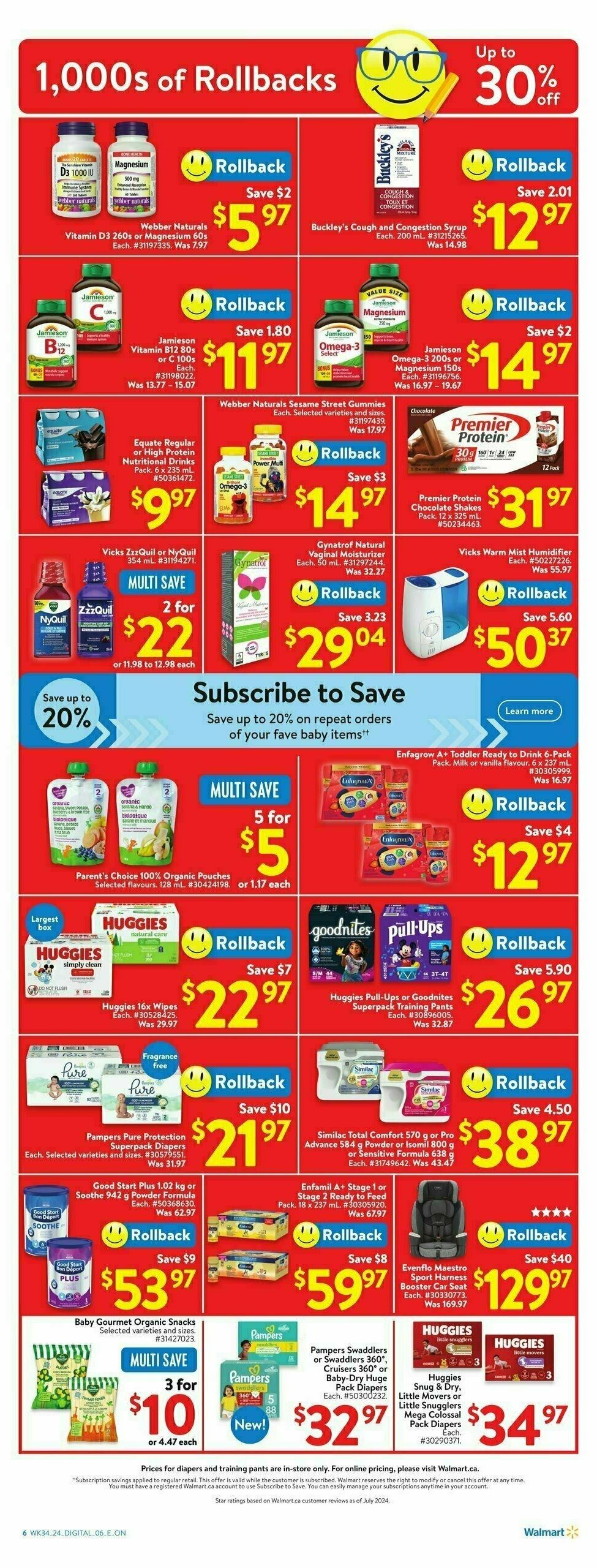 Walmart Flyer from September 12