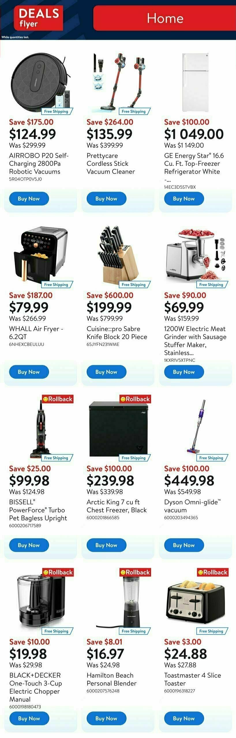 Walmart Deals Flyer Flyer from September 12