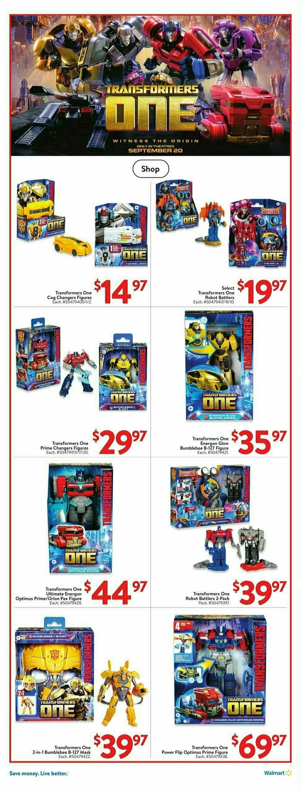 Walmart Flyer from September 19