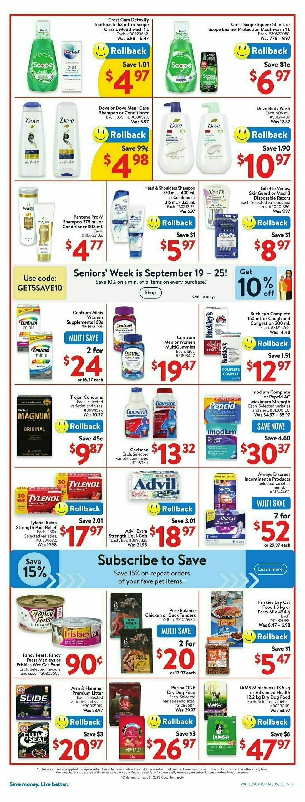 Walmart Flyer from September 19