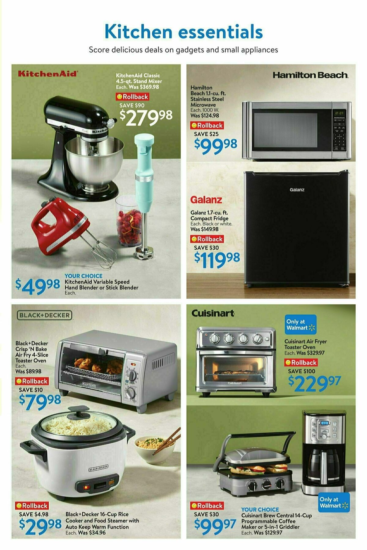 Walmart Ready, set, fall! Flyer from September 19