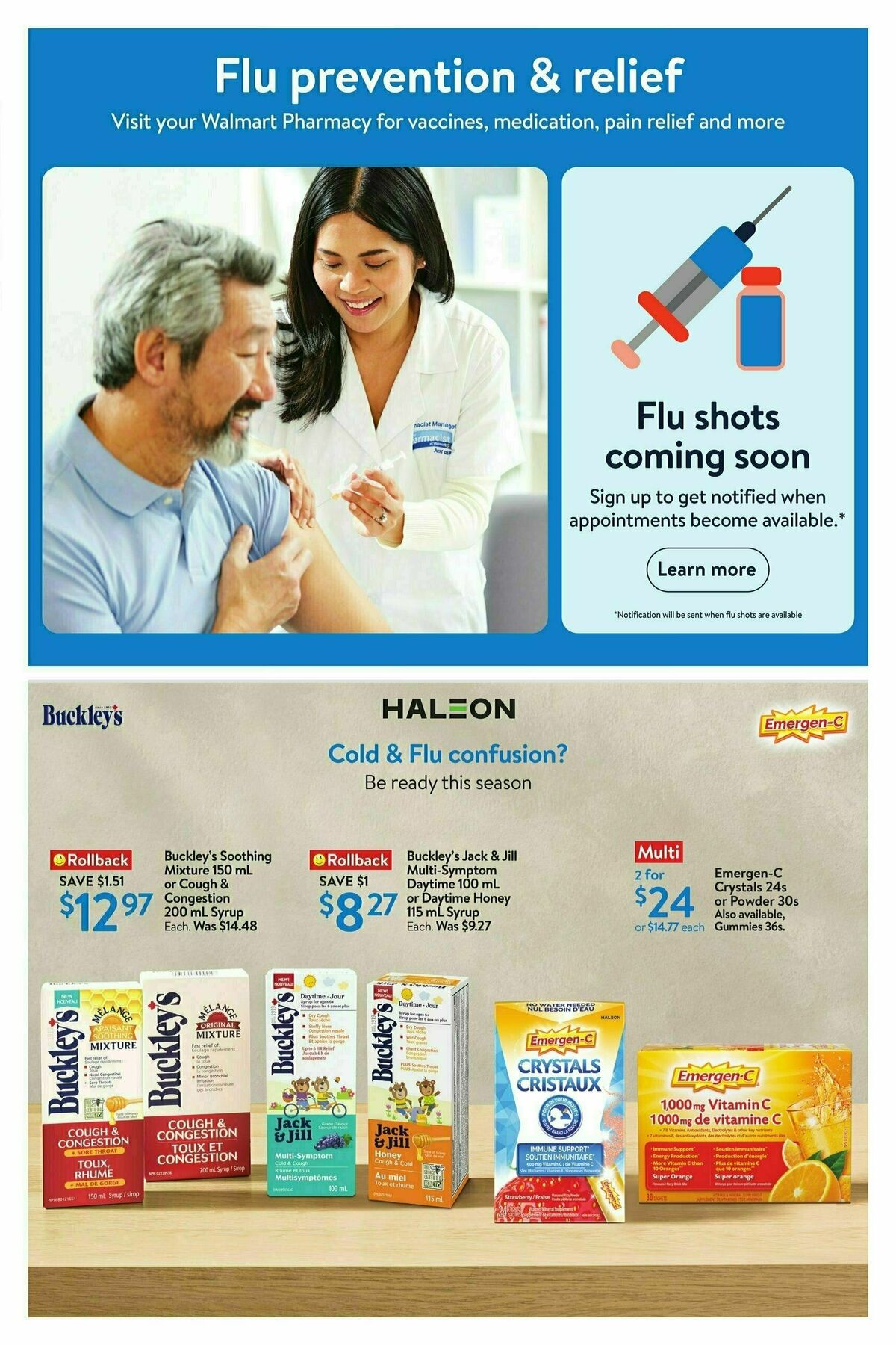 Walmart Autumn vibes Flyer from September 19