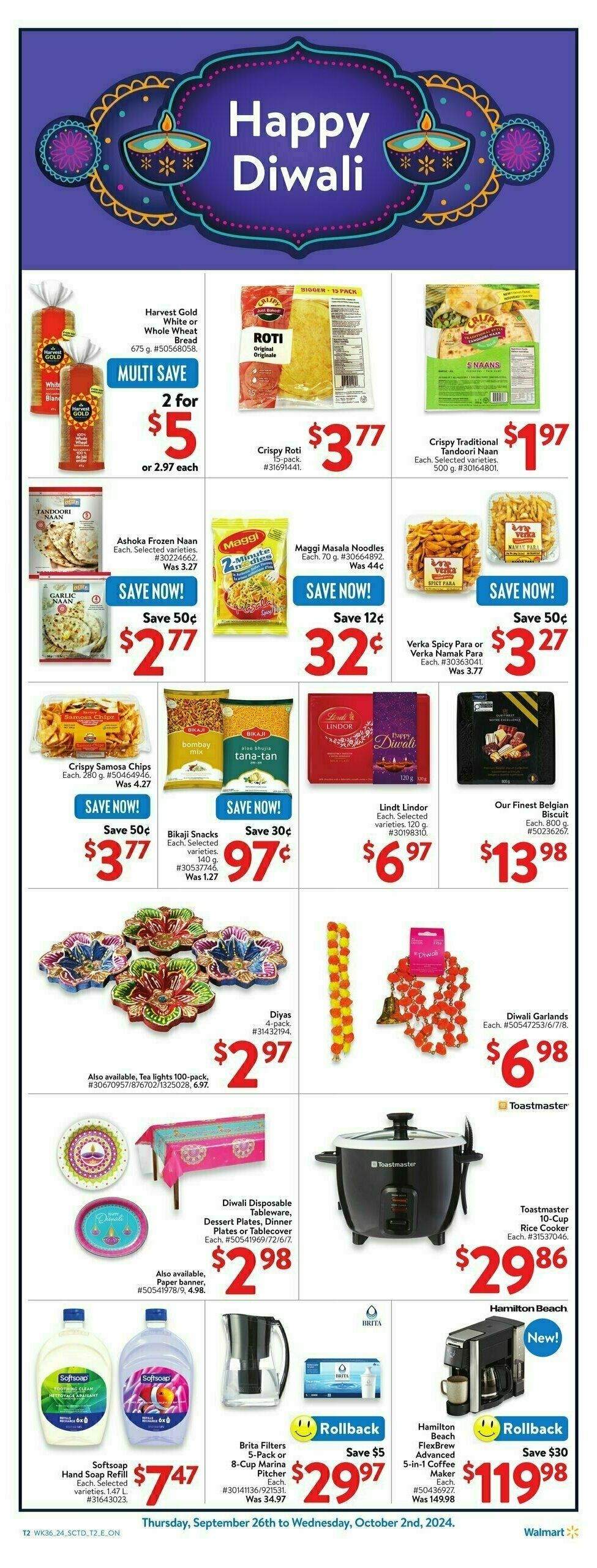 Walmart Flyer from September 26