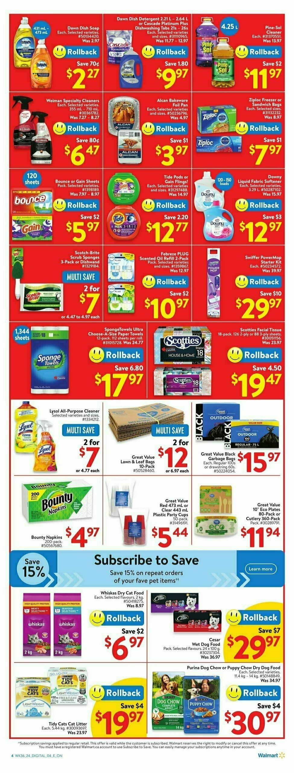 Walmart Flyer from September 26