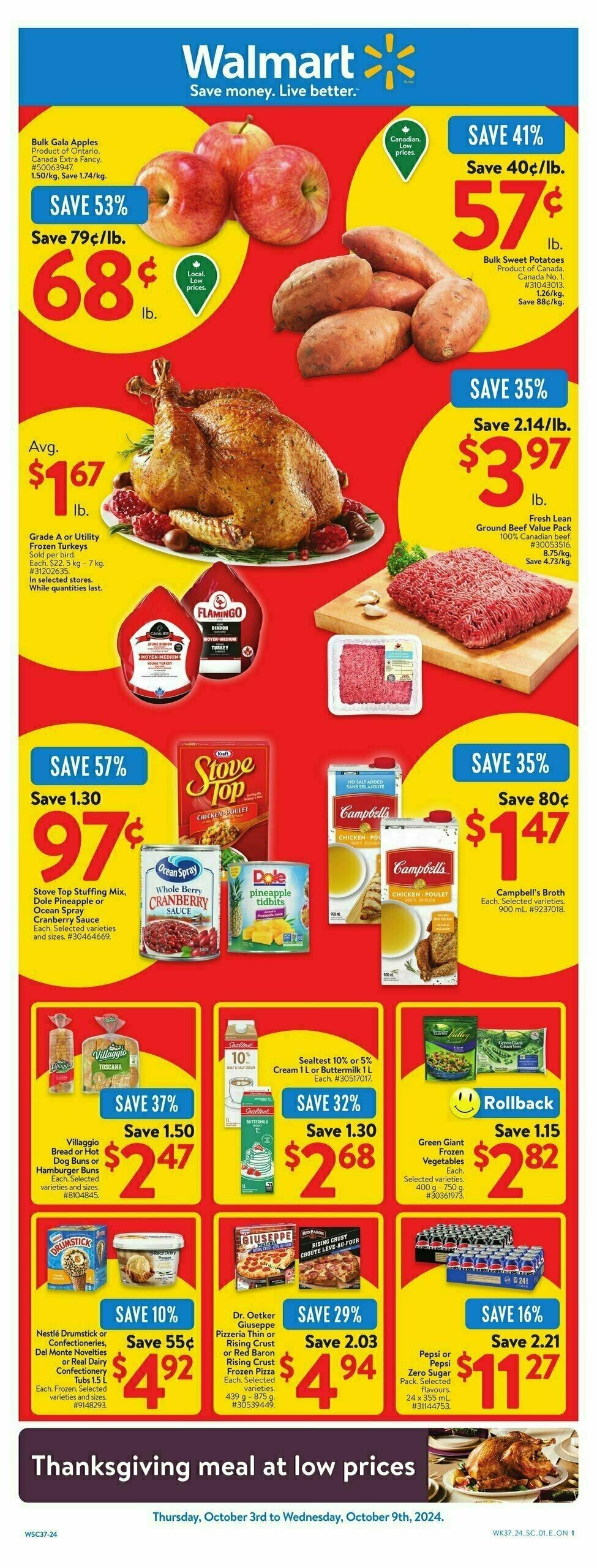 Walmart Flyer from October 3