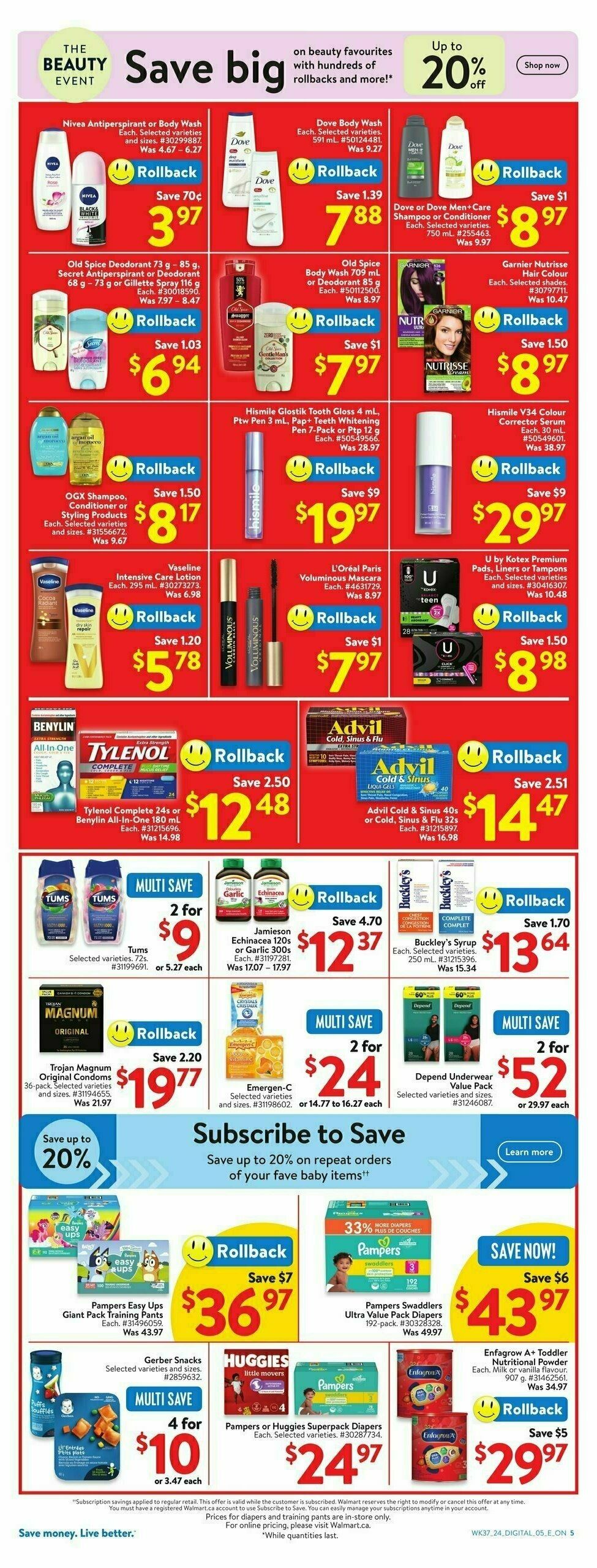 Walmart Flyer from October 3