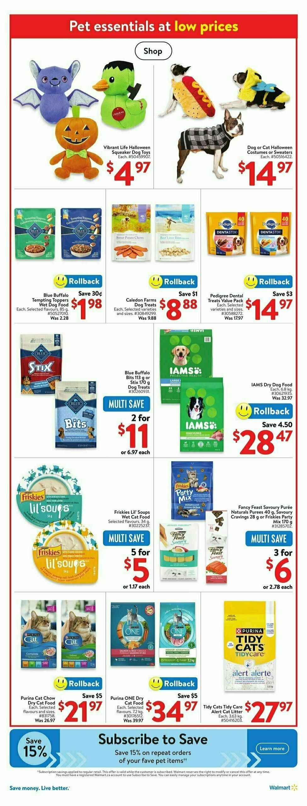 Walmart Flyer from October 3