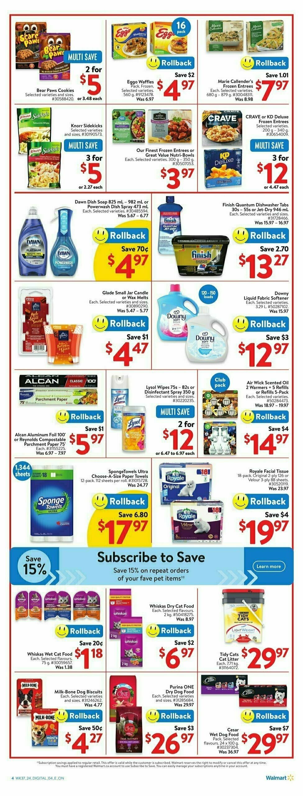 Walmart Flyer from October 3