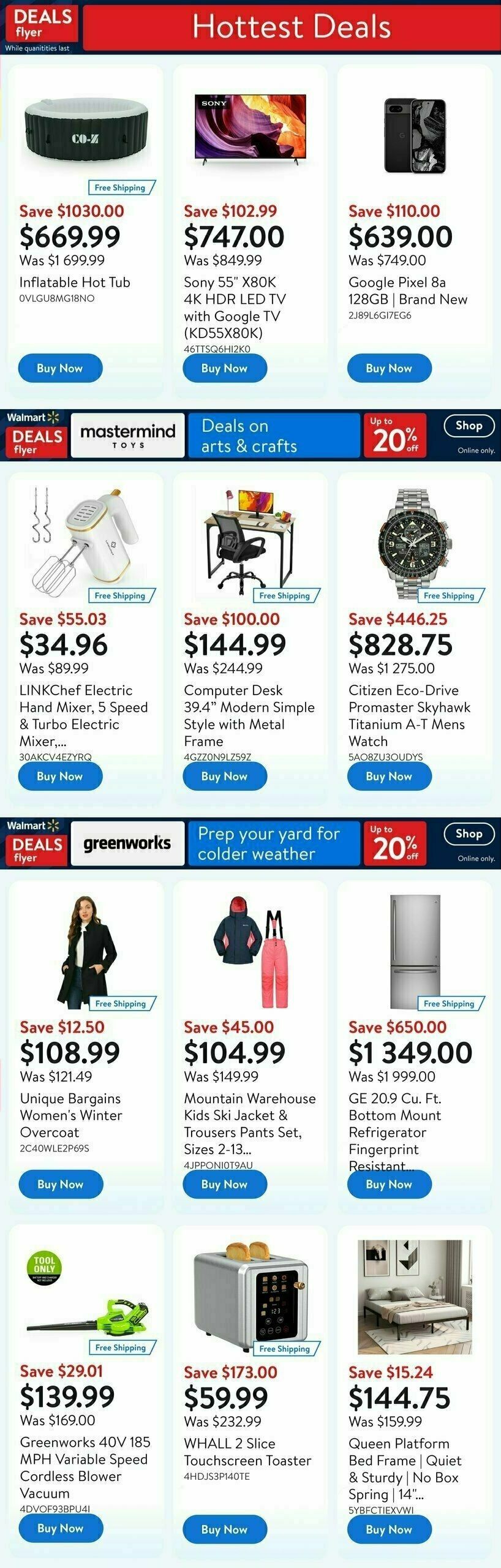 Walmart Deals Flyer Flyer from October 3