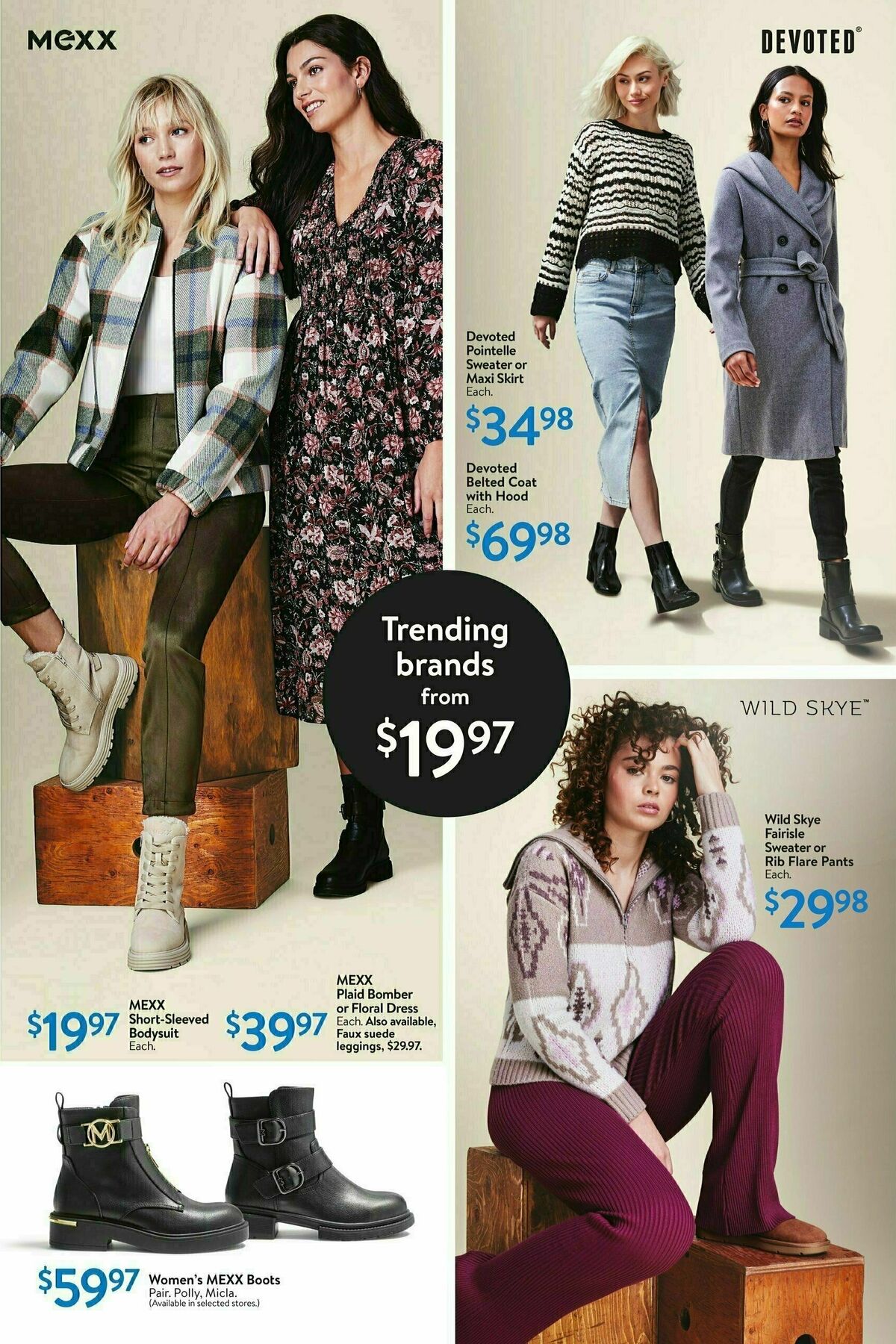 Walmart Fall into fall Flyer from September 19