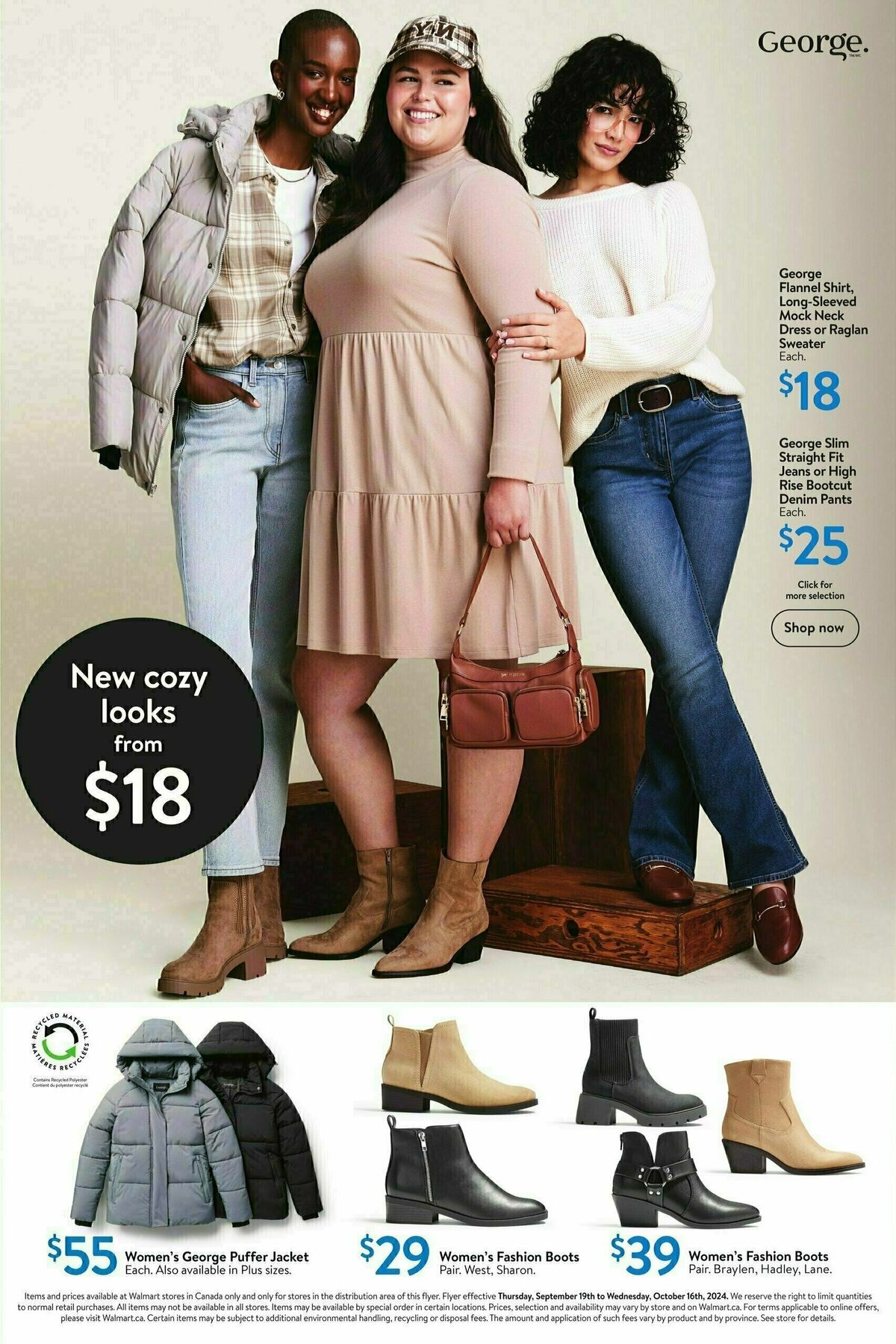 Walmart Fall into fall Flyer from September 19