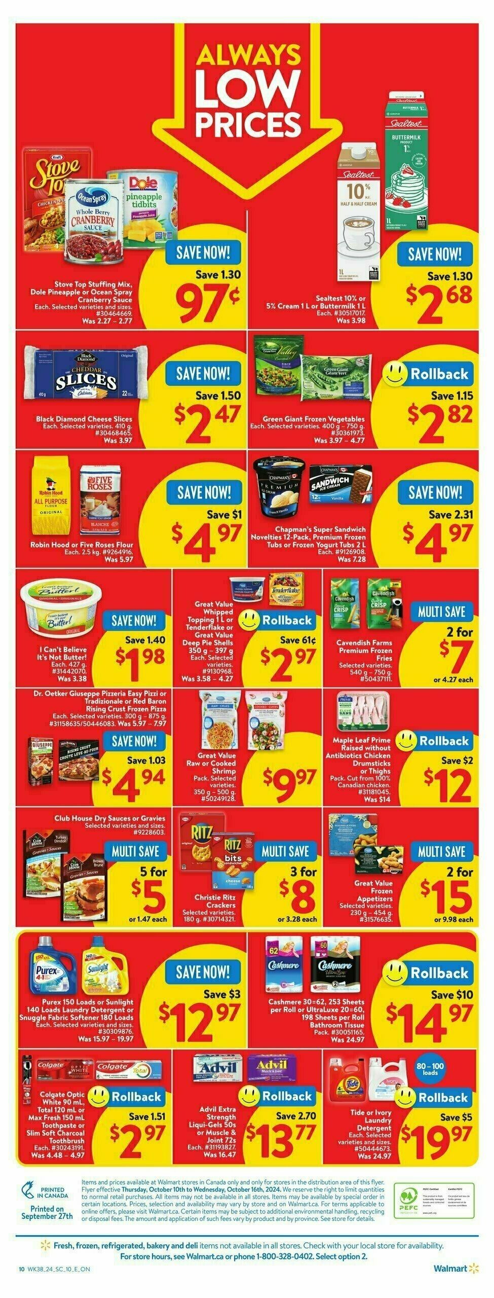 Walmart Flyer from October 10